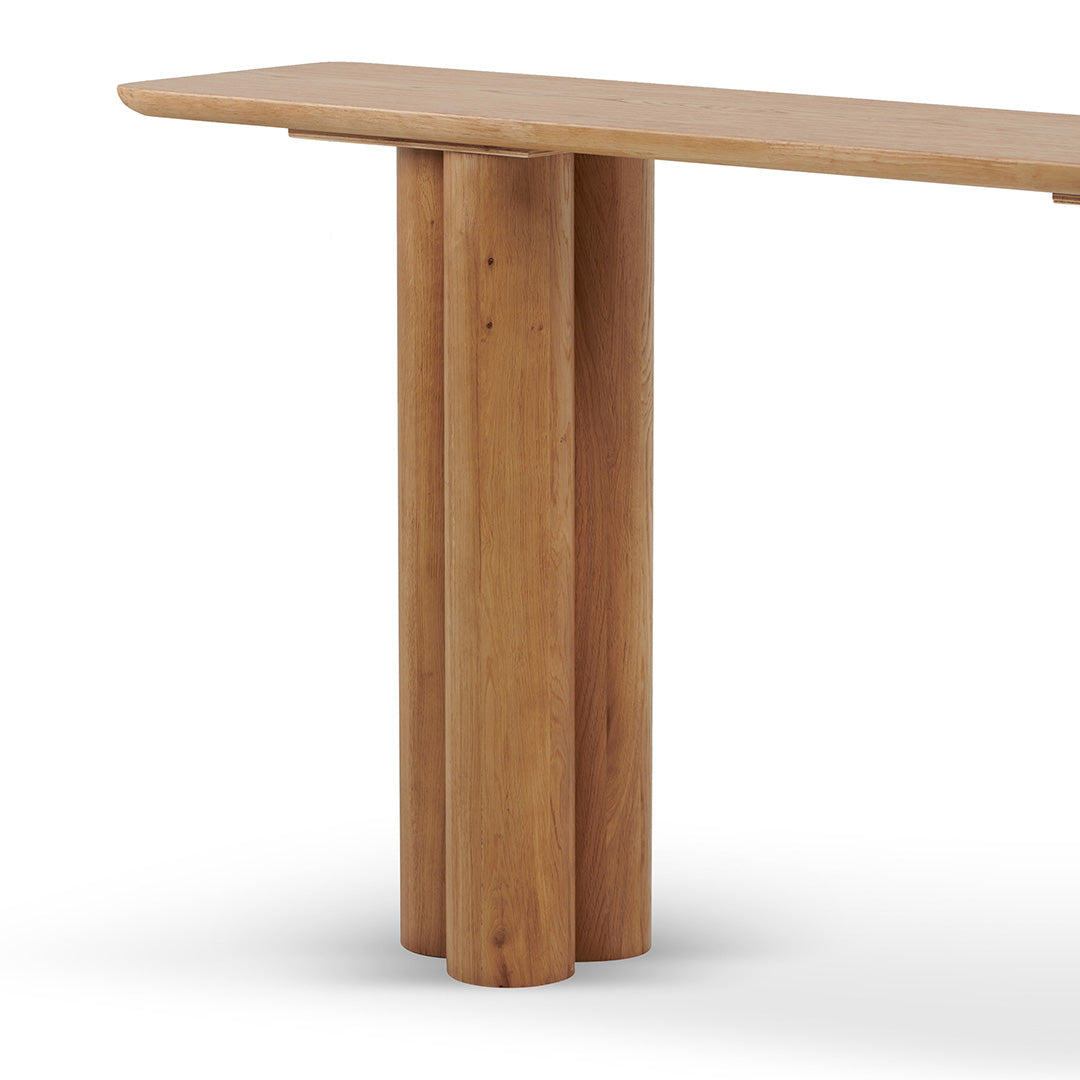 1.6m Ferrara Console Table - Natural