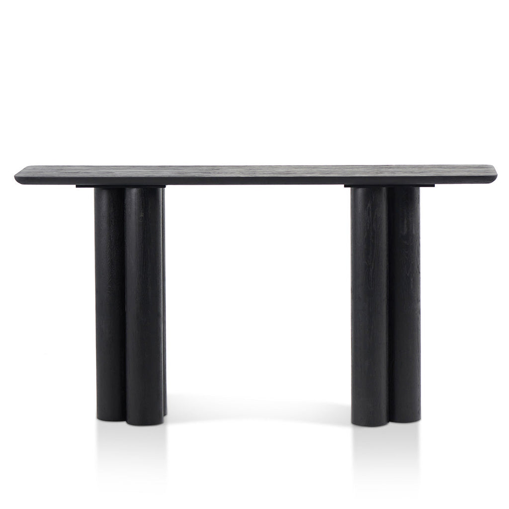 1.6m Ferrara Console Table - Full Black
