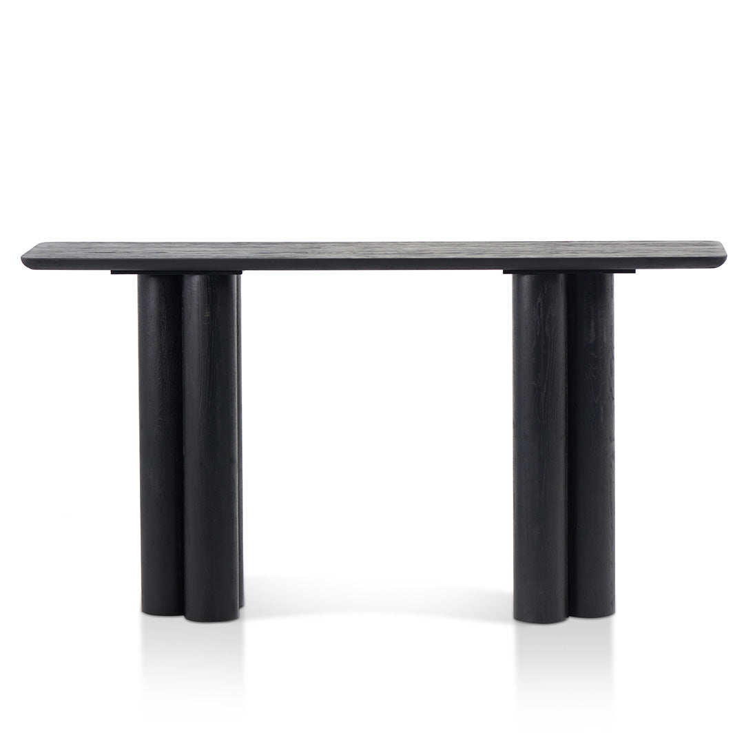1.6m Ferrara Console Table - Full Black