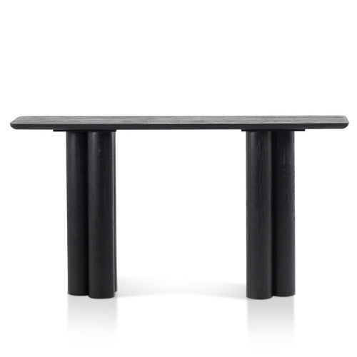 1.6m Ferrara Console Table - Full Black
