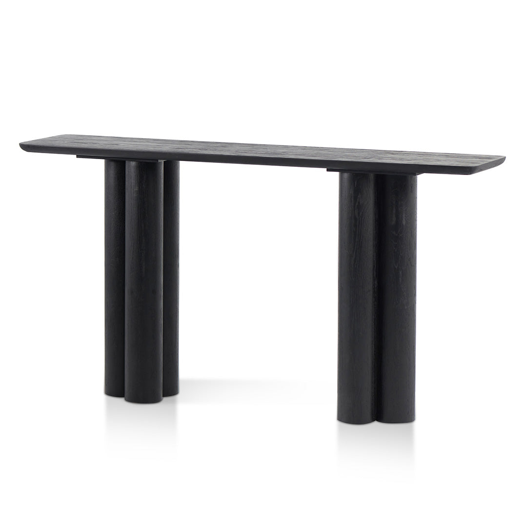 1.6m Ferrara Console Table - Full Black