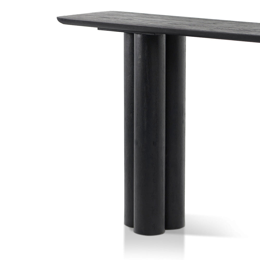 1.6m Ferrara Console Table - Full Black