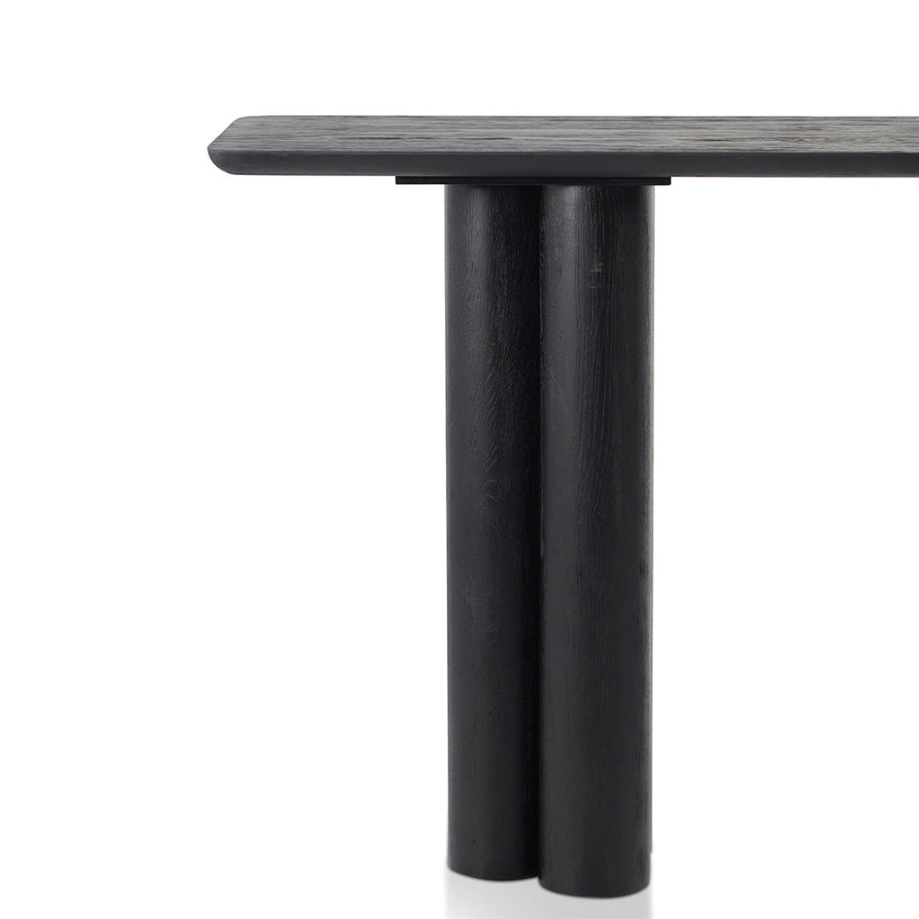 1.6m Ferrara Console Table - Full Black