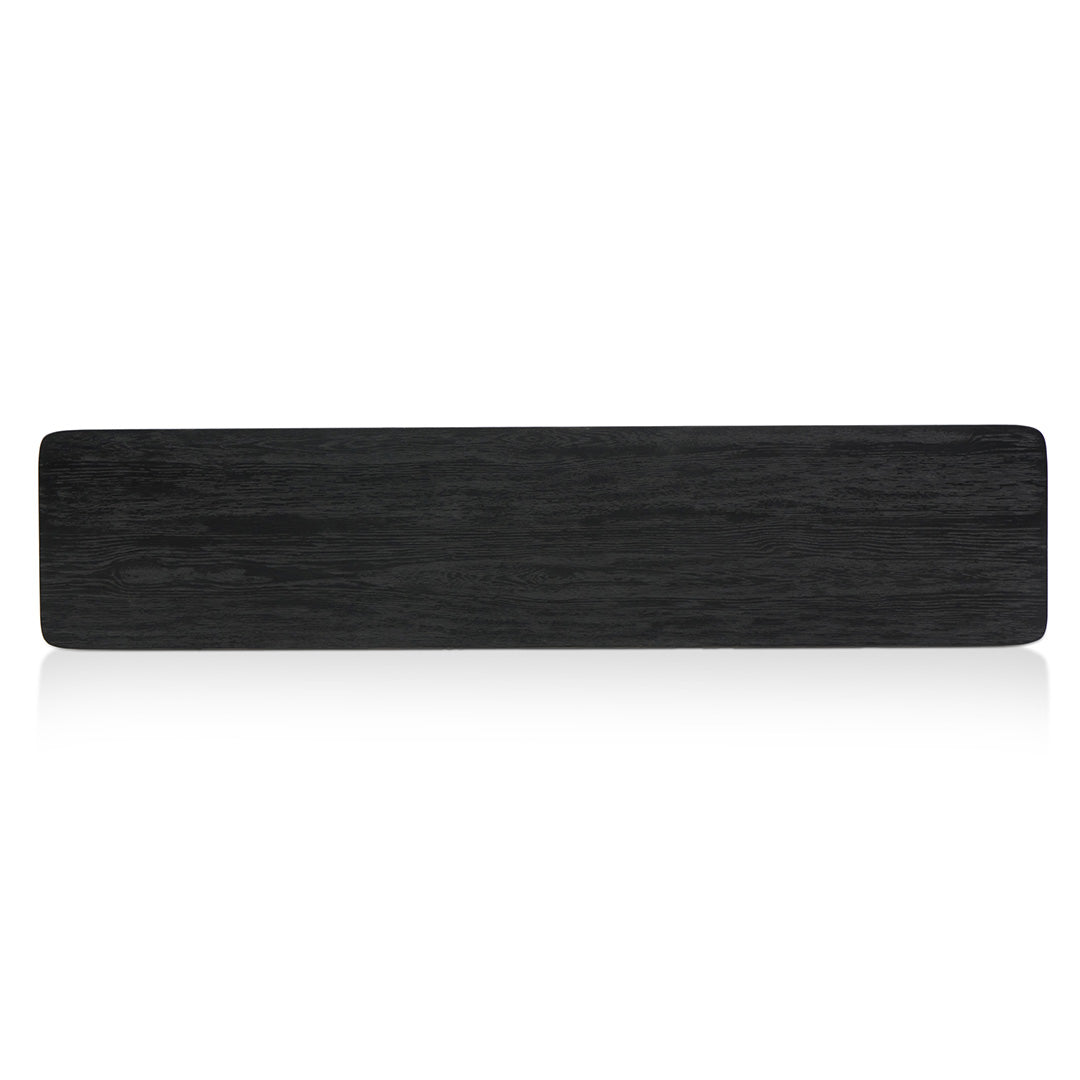 1.6m Ferrara Console Table - Full Black