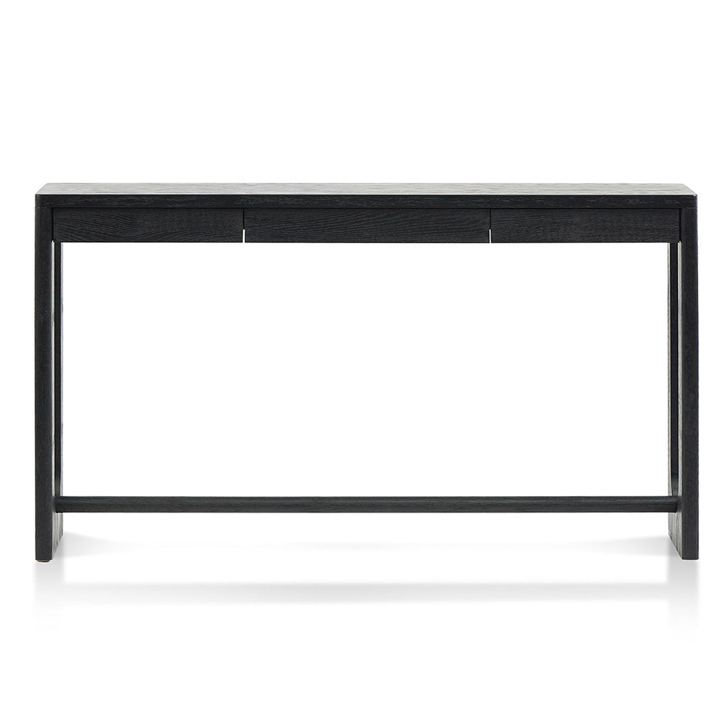 1.5m Ferrara Console Table - Full Black