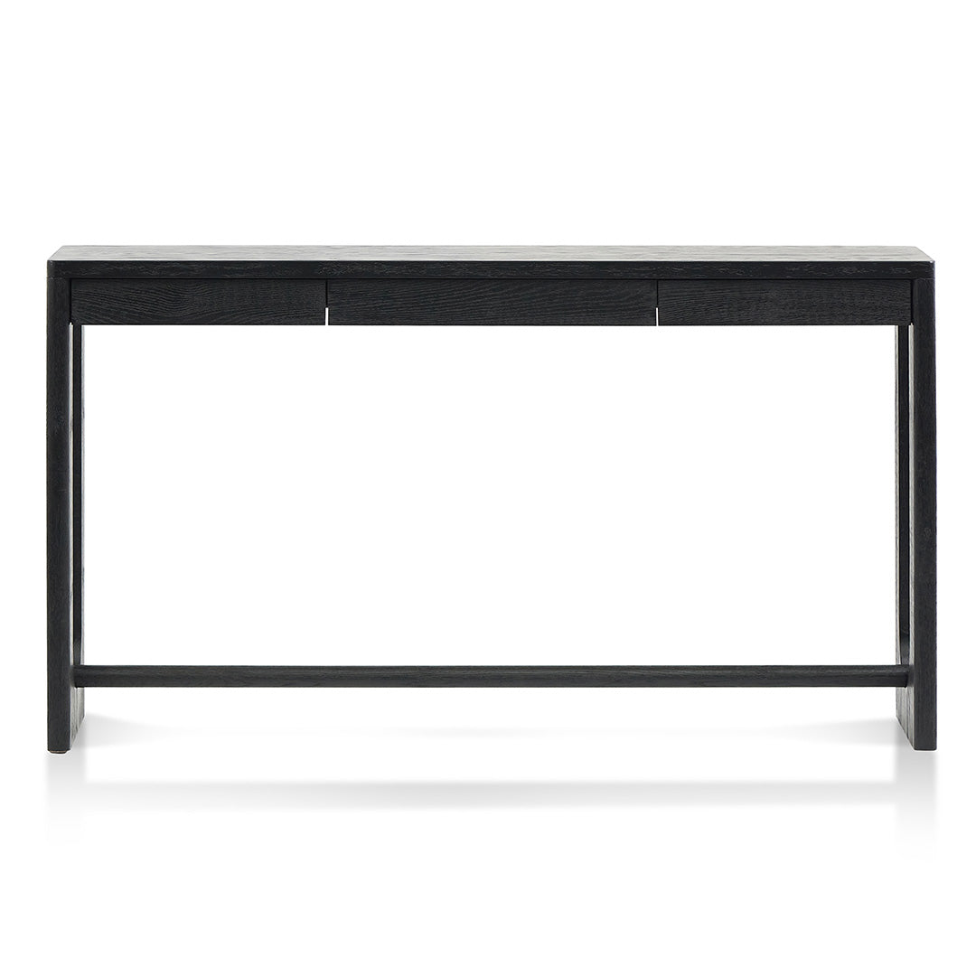 1.5m Ferrara Console Table - Full Black