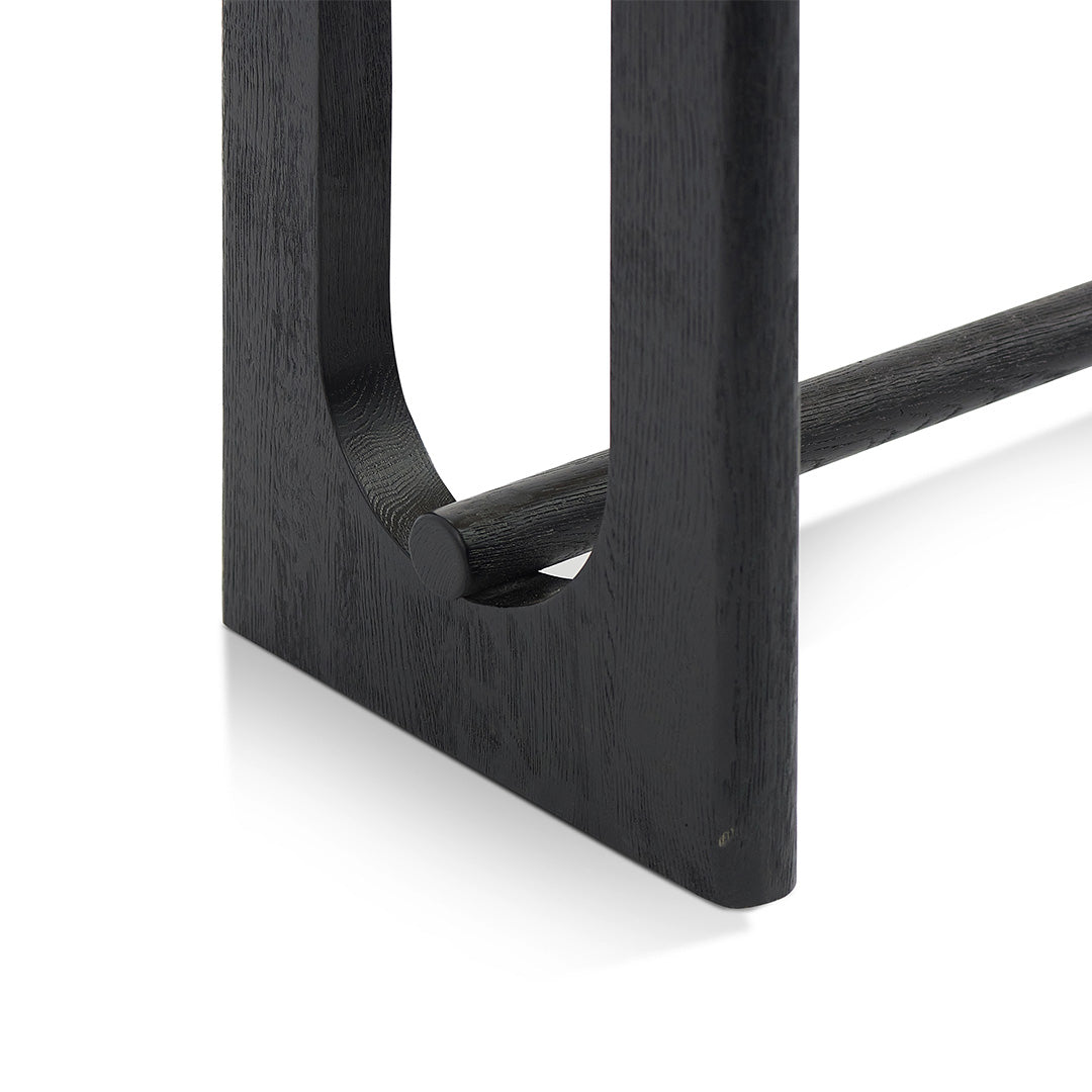 1.5m Ferrara Console Table - Full Black