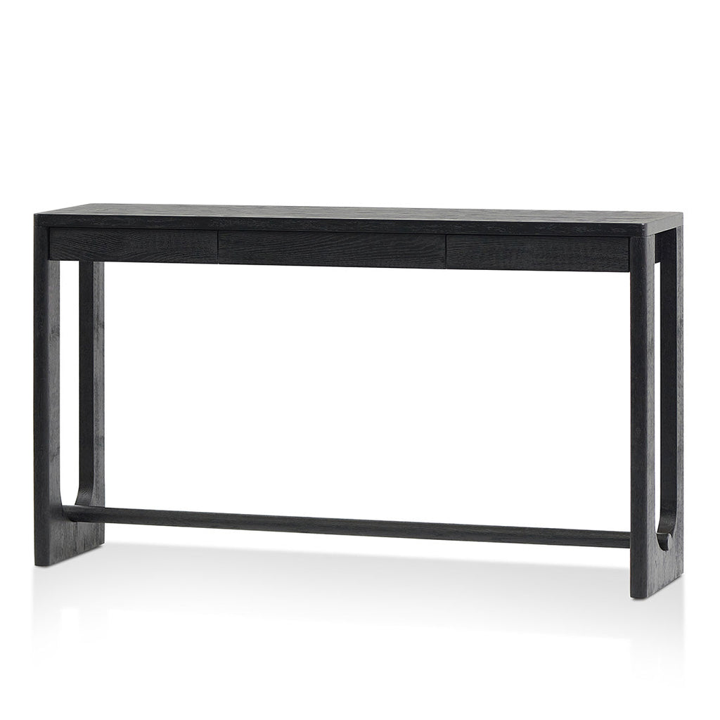 1.5m Ferrara Console Table - Full Black