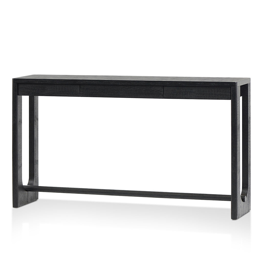 1.5m Ferrara Console Table - Full Black