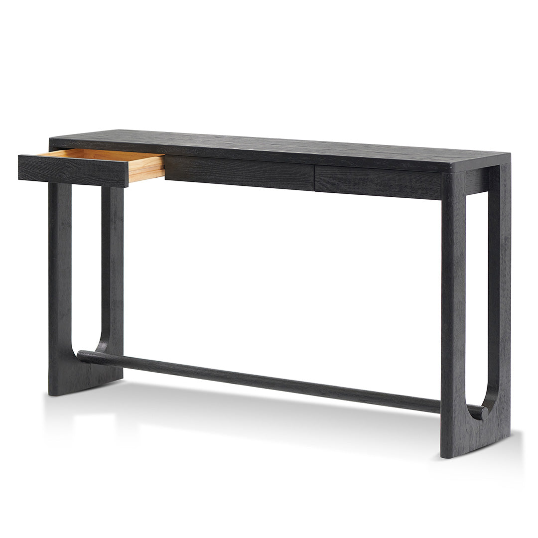 1.5m Ferrara Console Table - Full Black