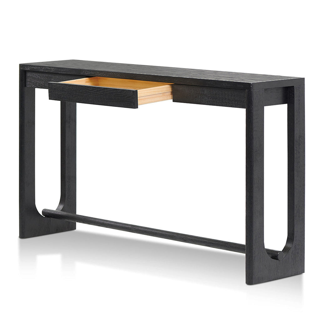 1.5m Ferrara Console Table - Full Black