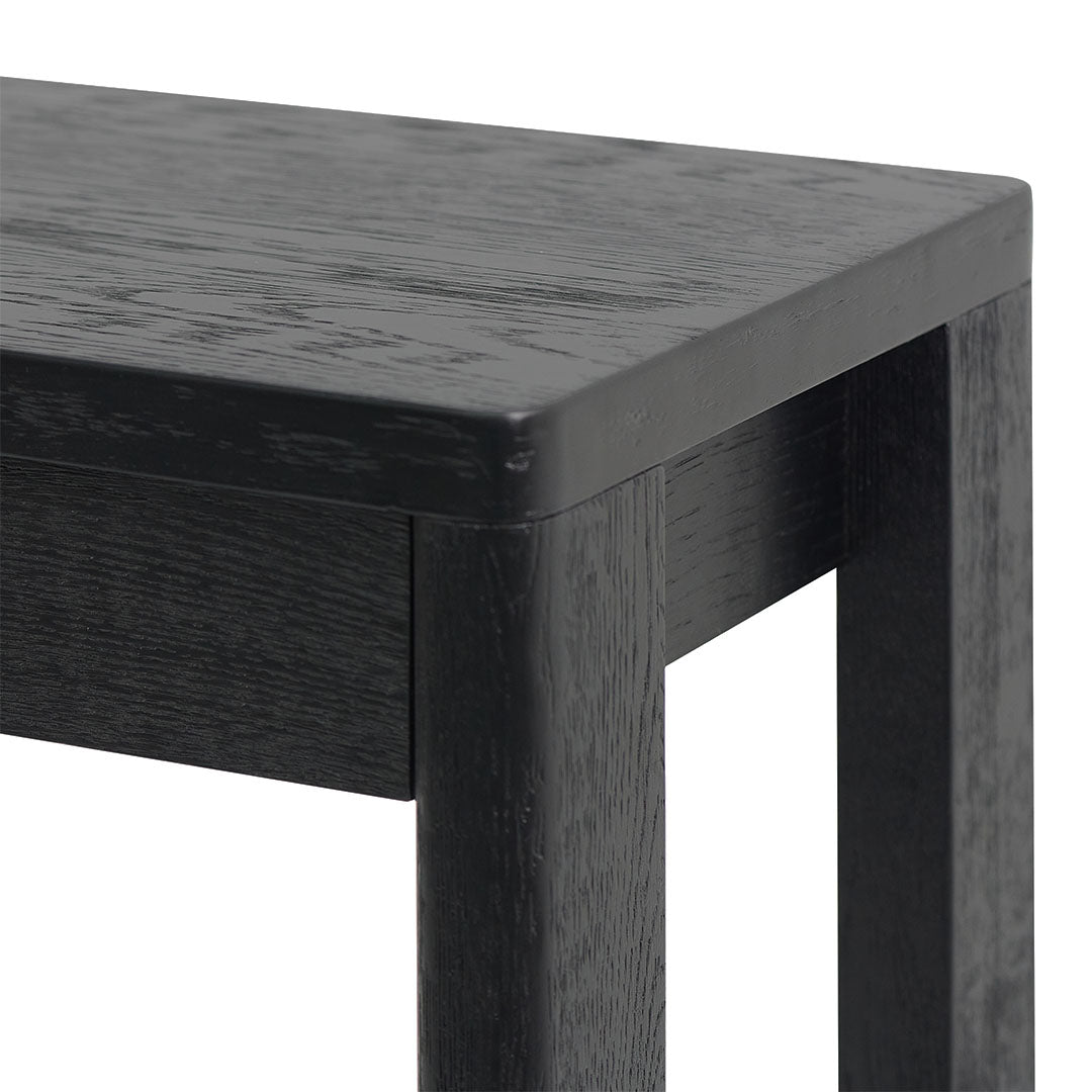 1.5m Ferrara Console Table - Full Black