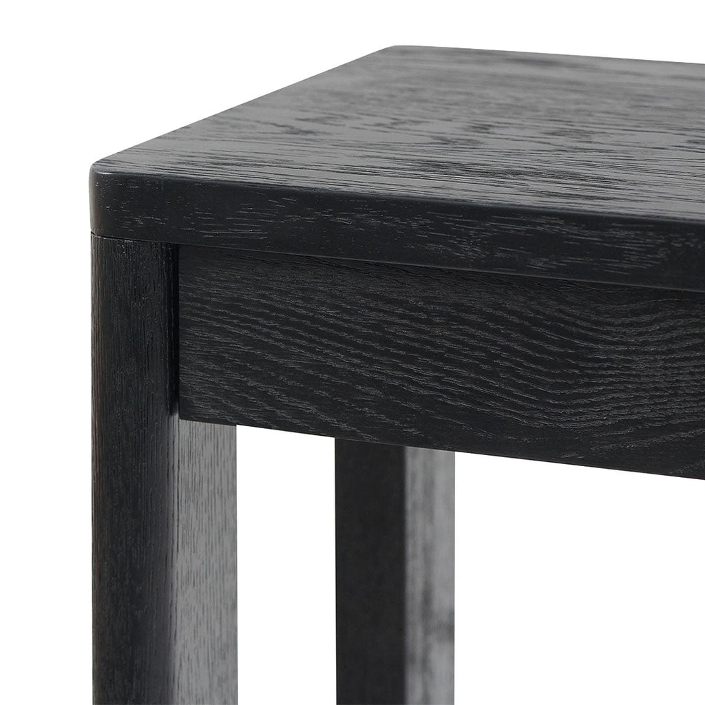 1.5m Ferrara Console Table - Full Black
