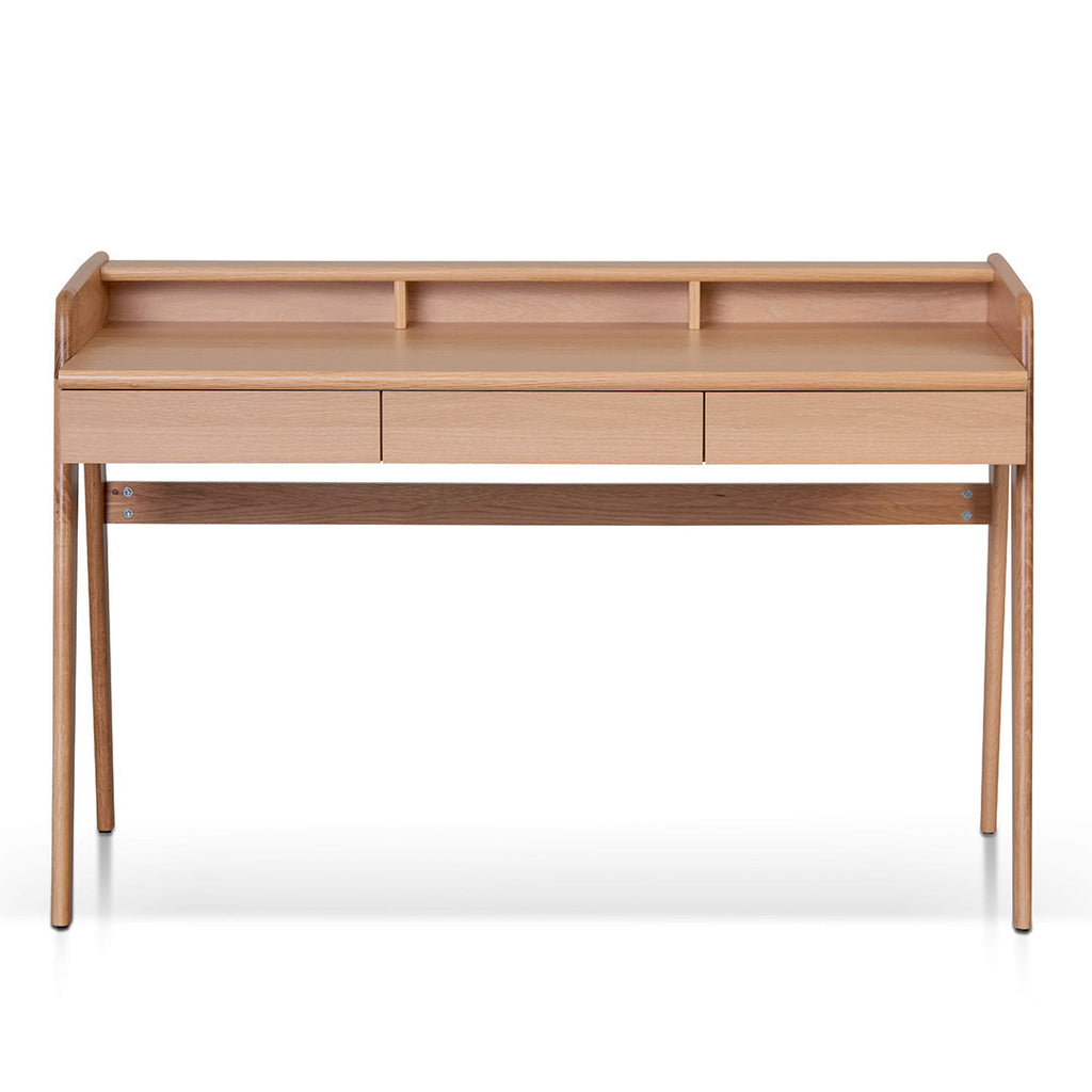 Milano Home Office Desk - Natural Oak
