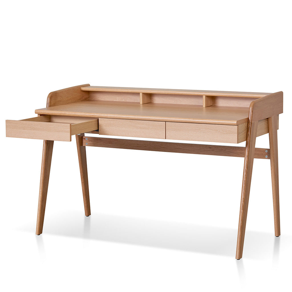 Milano Home Office Desk - Natural Oak