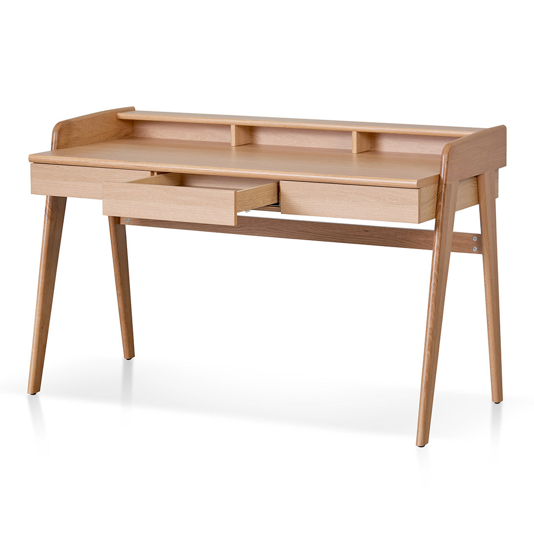Milano Home Office Desk - Natural Oak