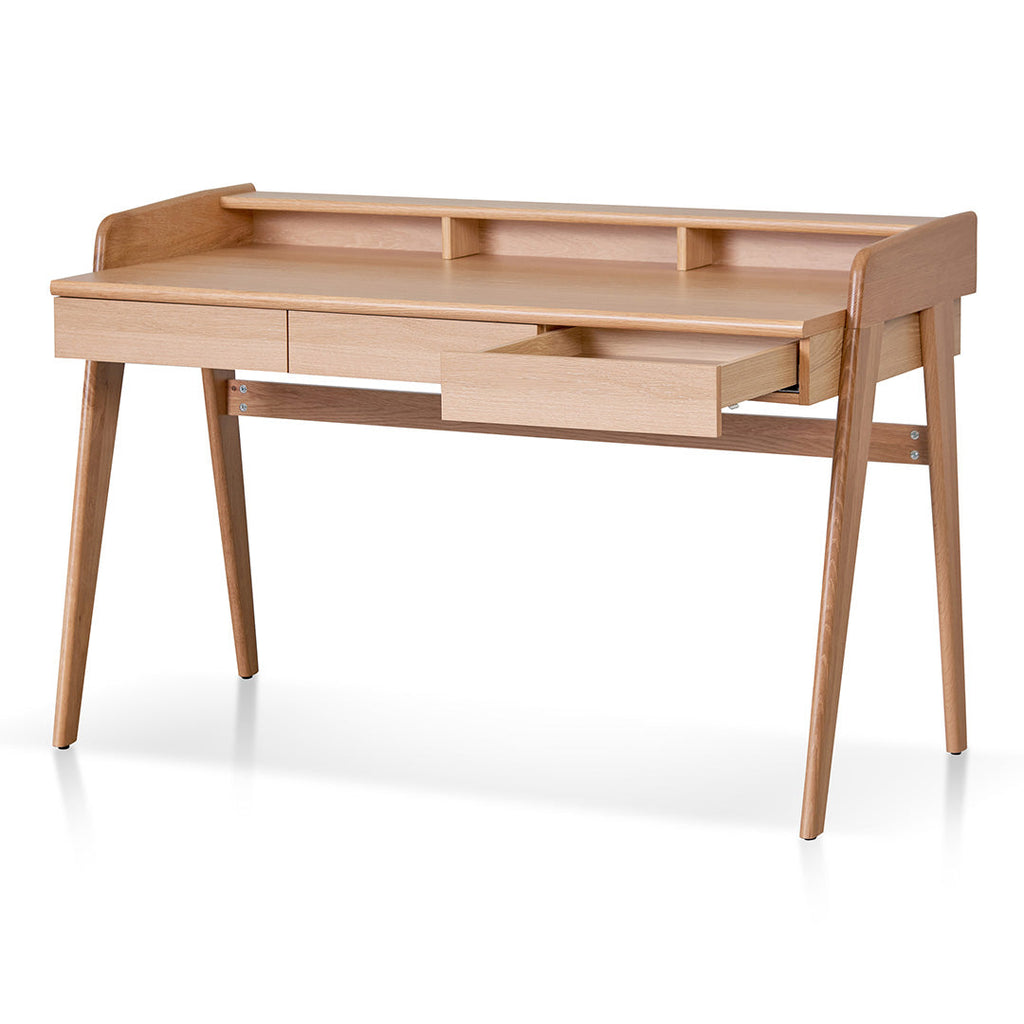 Milano Home Office Desk - Natural Oak