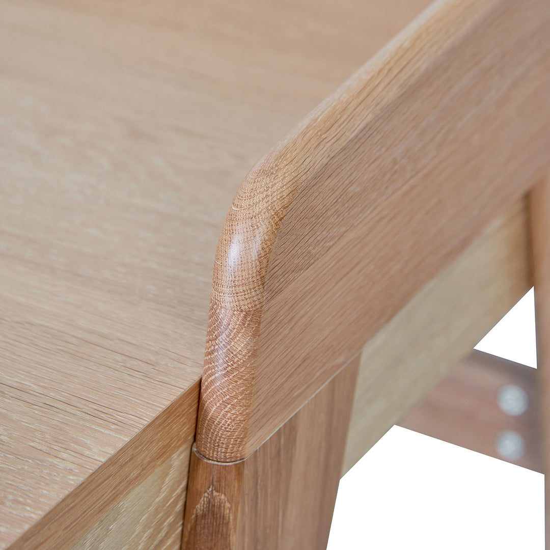 Milano Home Office Desk - Natural Oak