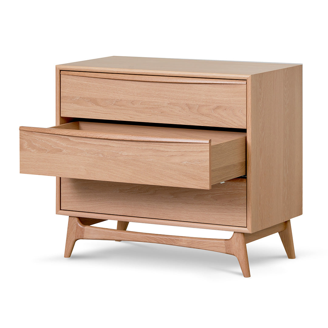 3 Drawer Chest - Natural Oak