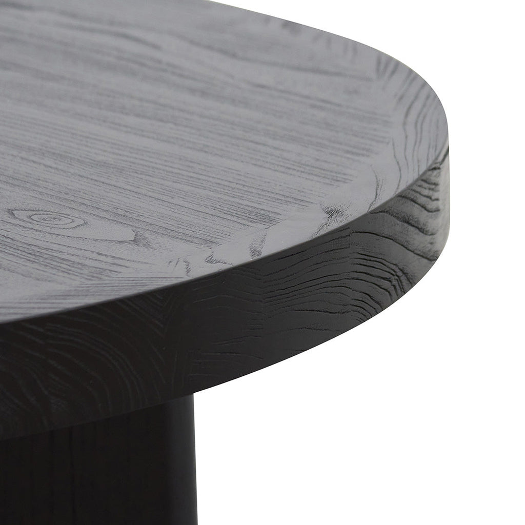 2.8m oval Siena Dining Table - Black