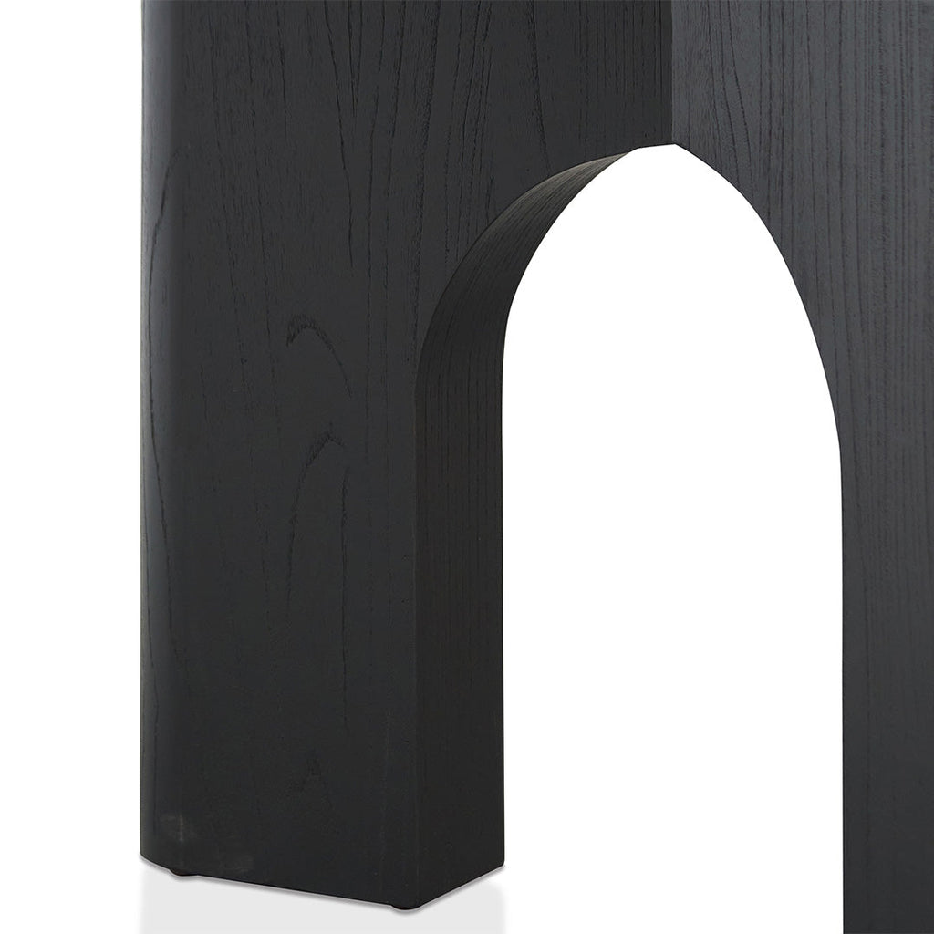 2.8m oval Siena Dining Table - Black