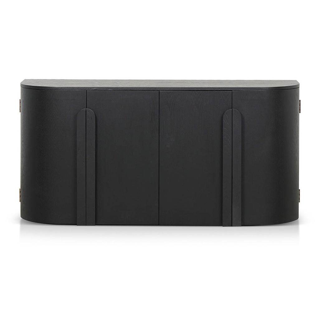 1.6m Sideboard - Full Black