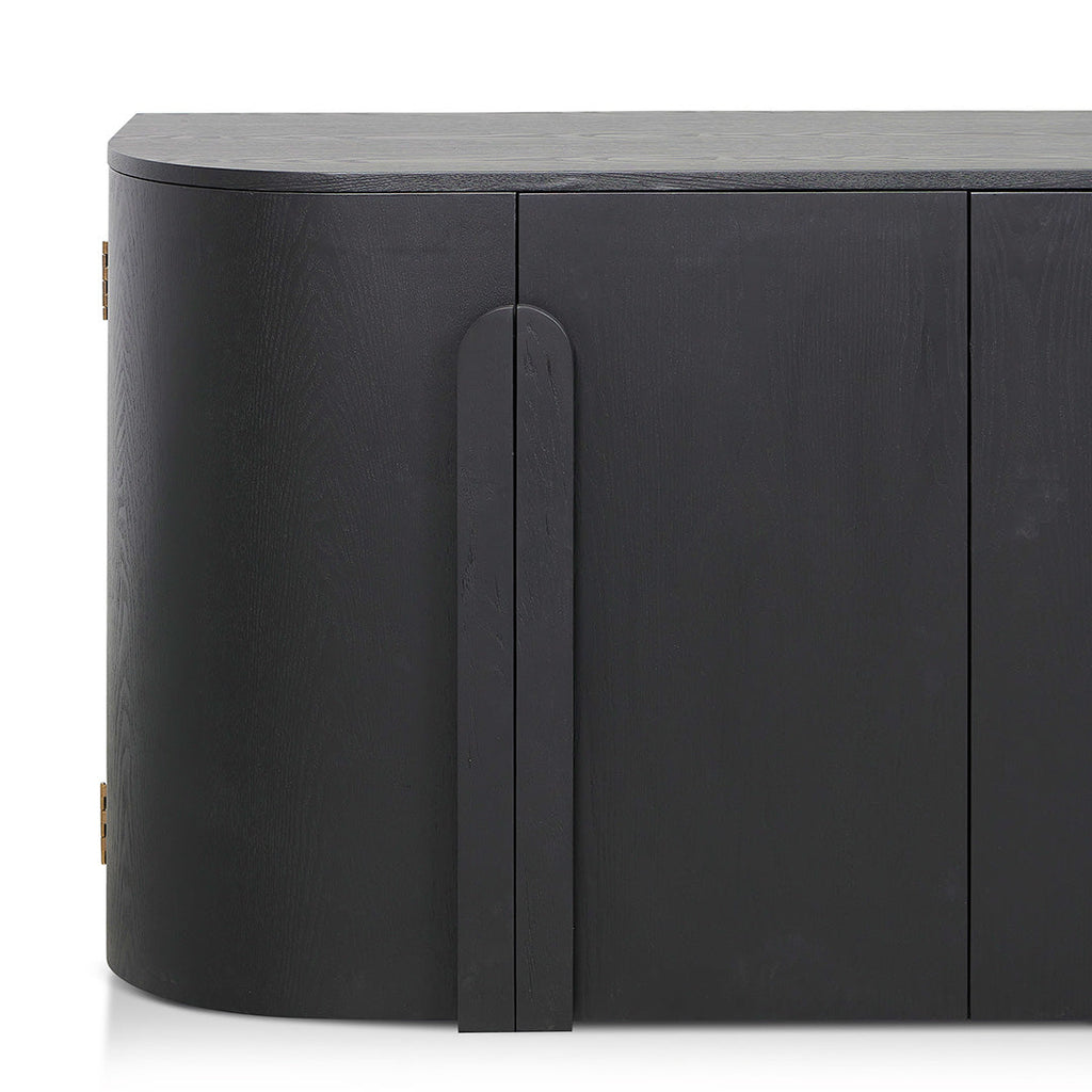 1.6m Sideboard - Full Black