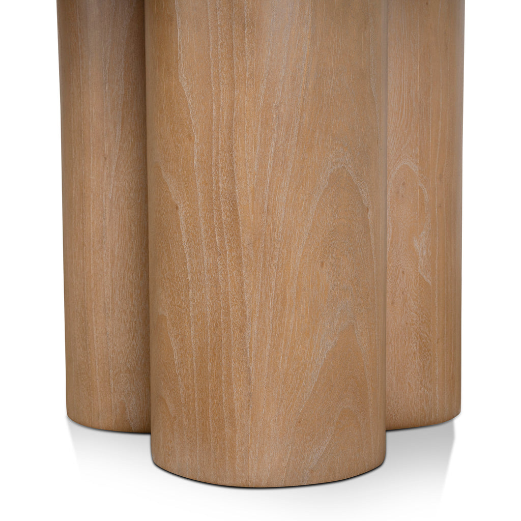 2.4m Elm Siena Dining Table - Light Natural
