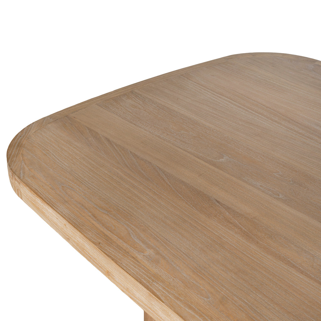 2.4m Elm Siena Dining Table - Light Natural