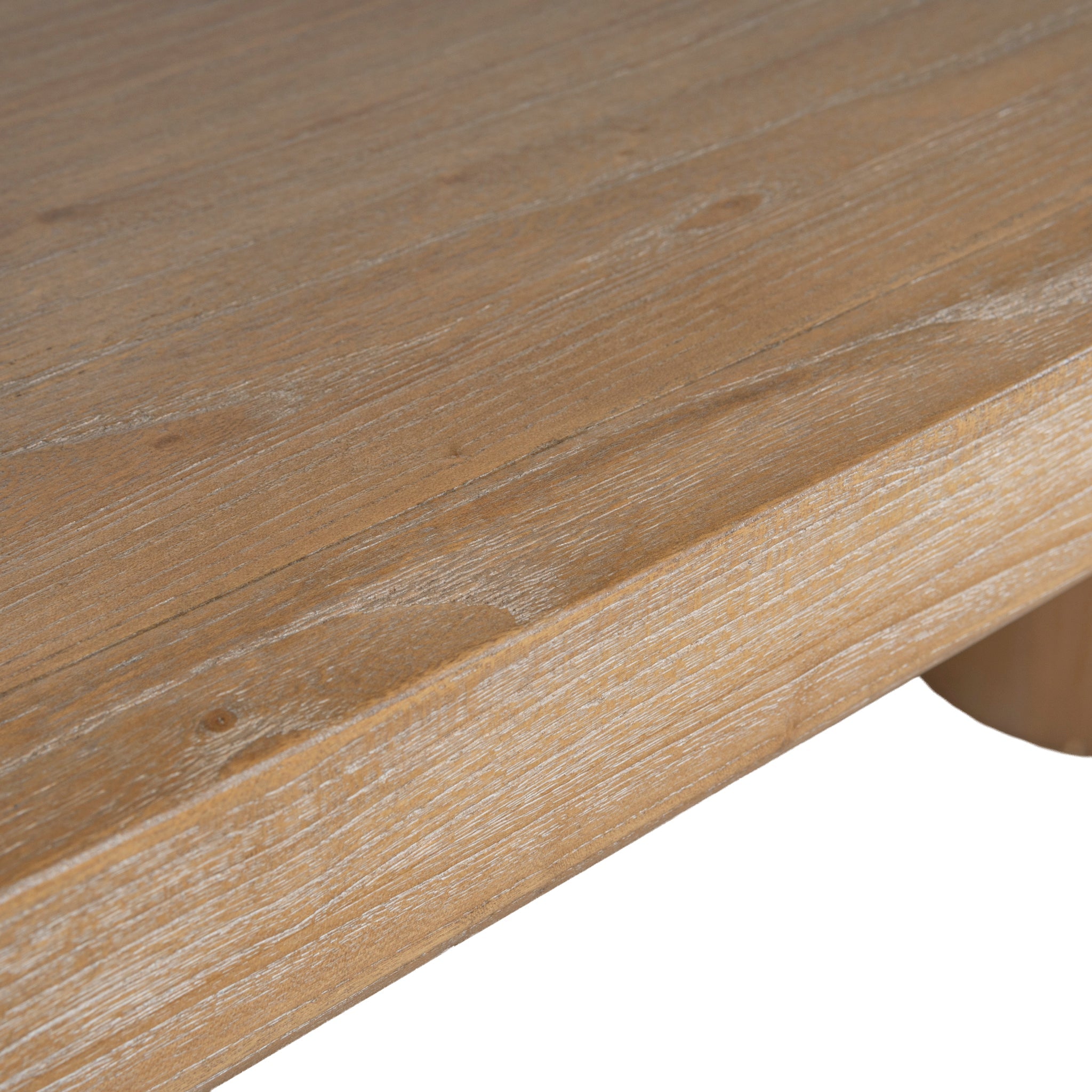 2.4m Elm Siena Dining Table - Light Natural