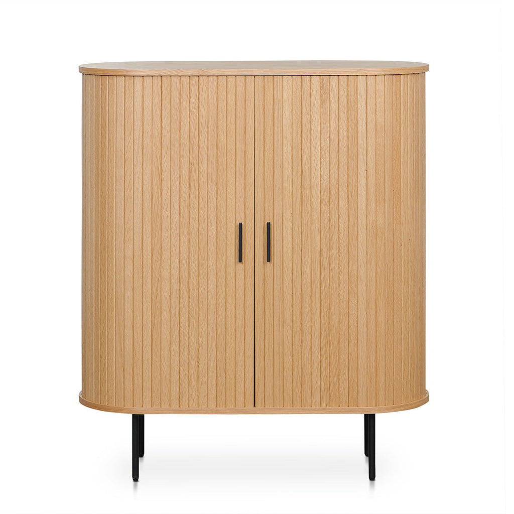 1.18 (H) Wooden Storage Cabinet - Natural