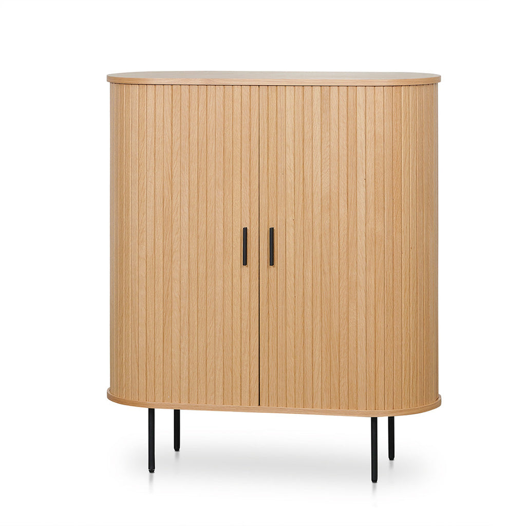 1.18 (H) Wooden Storage Cabinet - Natural