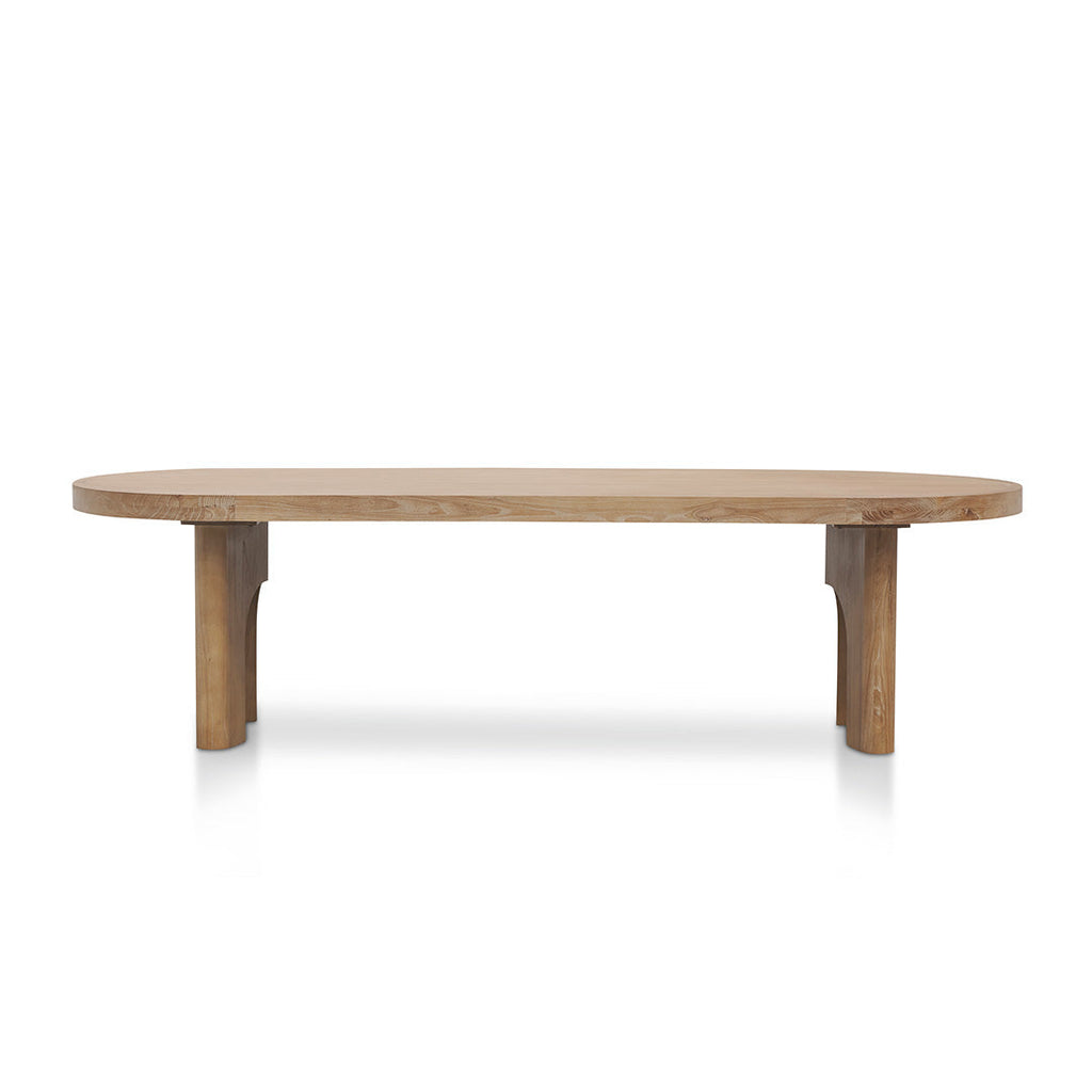 2.8m oval Siena Dining Table - Natural