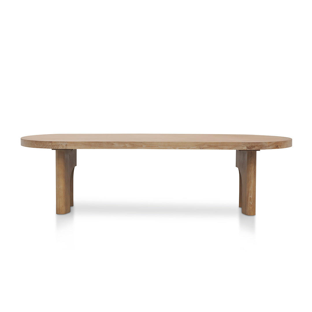 2.8m oval Siena Dining Table - Natural