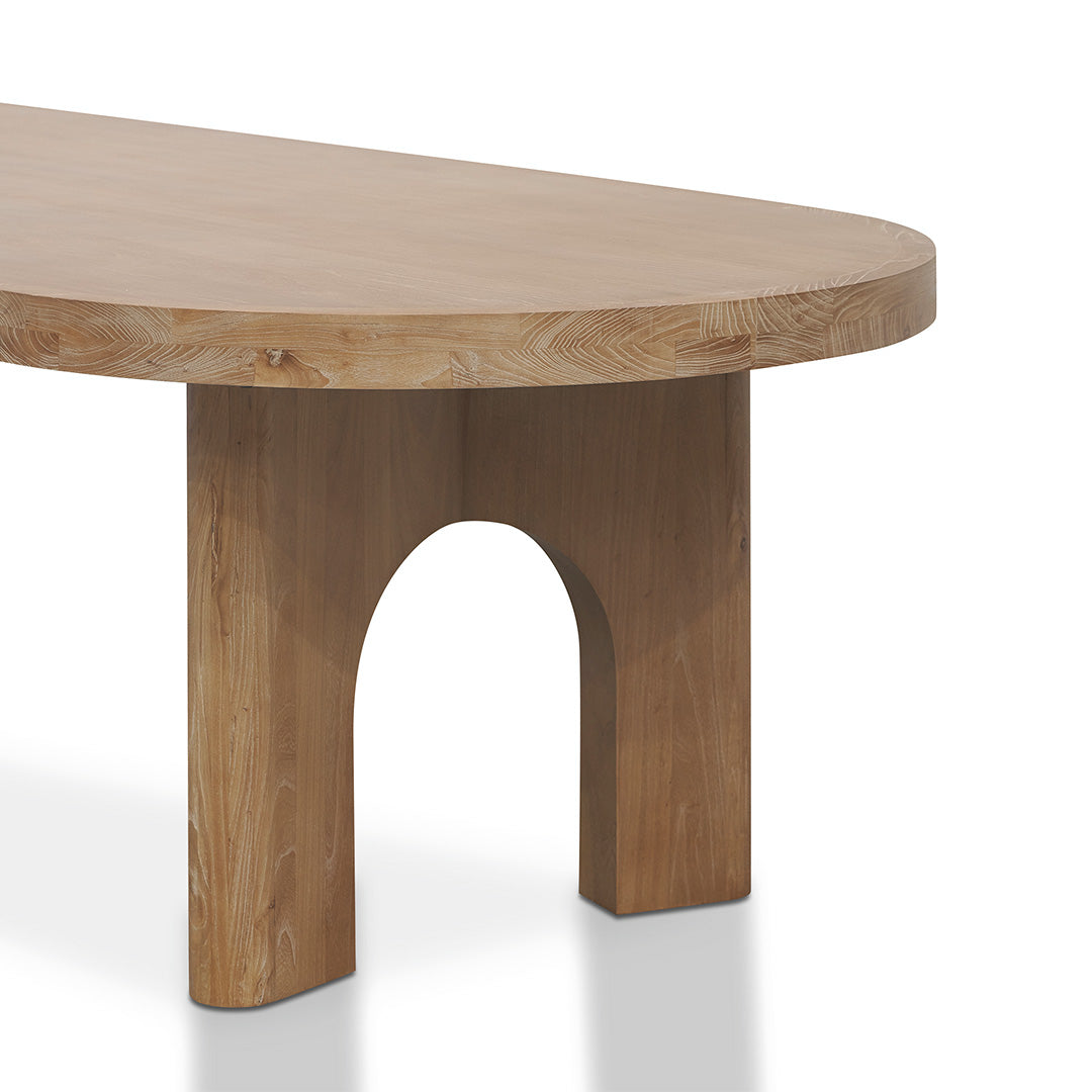 2.8m oval Siena Dining Table - Natural