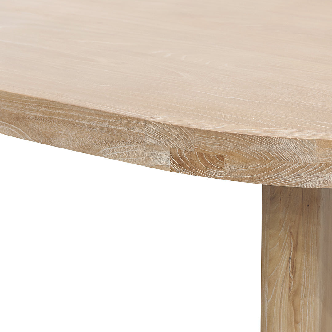 2.8m oval Siena Dining Table - Natural