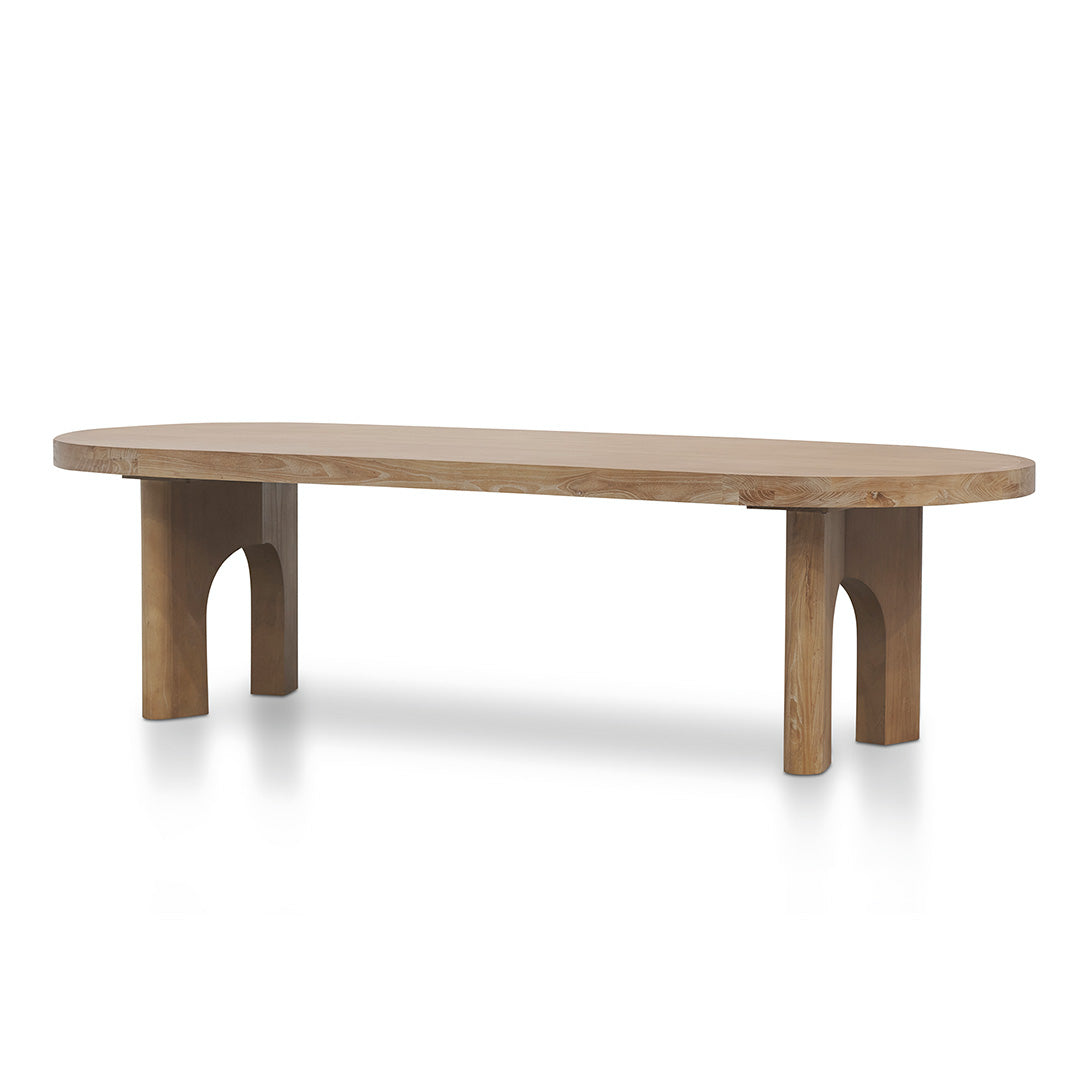 2.8m oval Siena Dining Table - Natural