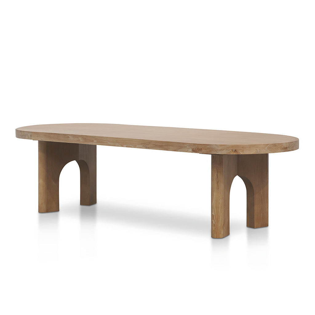 2.8m oval Siena Dining Table - Natural
