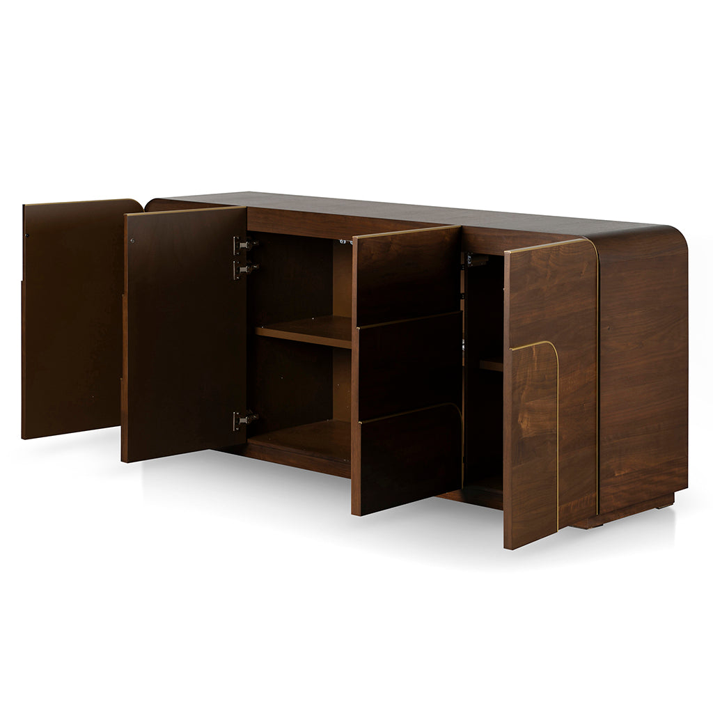 2m Modena Buffet Unit - Walnut