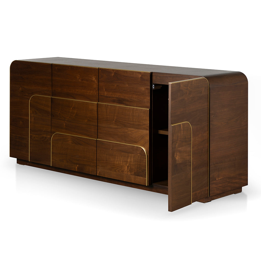 2m Modena Buffet Unit - Walnut