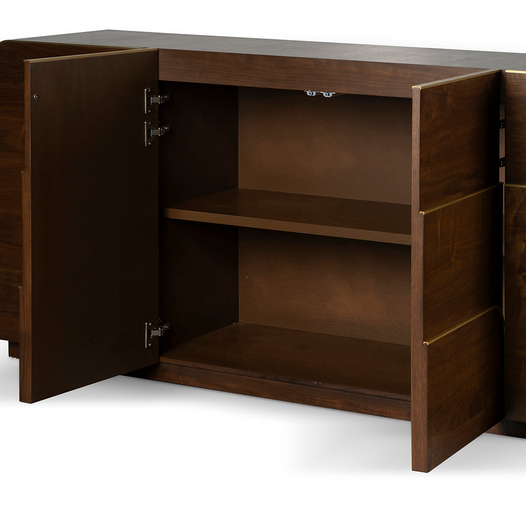 2m Modena Buffet Unit - Walnut