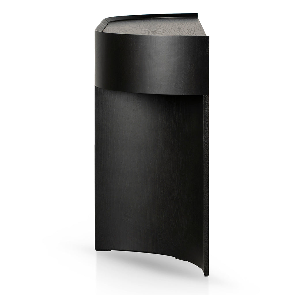 1.5m Ferrara Console Table - Textured Espresso Black