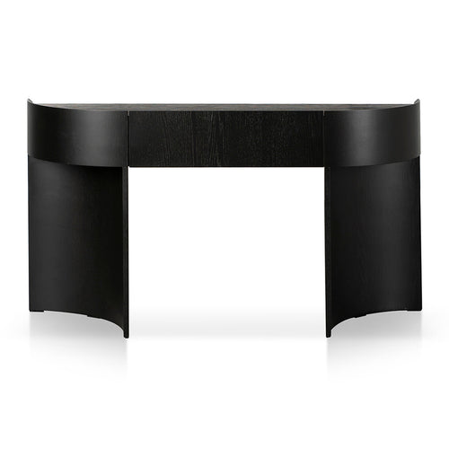 1.5m Ferrara Console Table - Textured Espresso Black