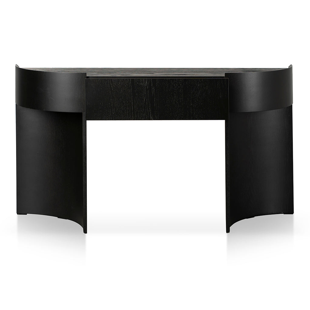 1.5m Ferrara Console Table - Textured Espresso Black