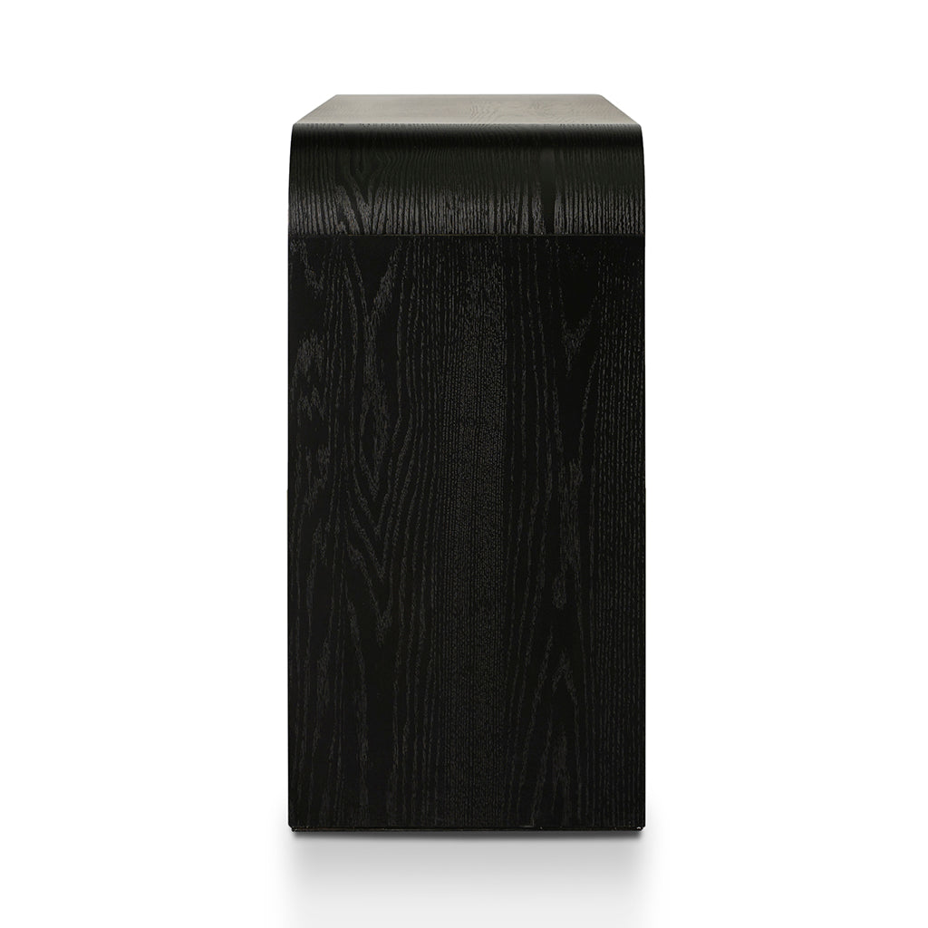 1.5m Ferrara Console Table - Textured Espresso Black