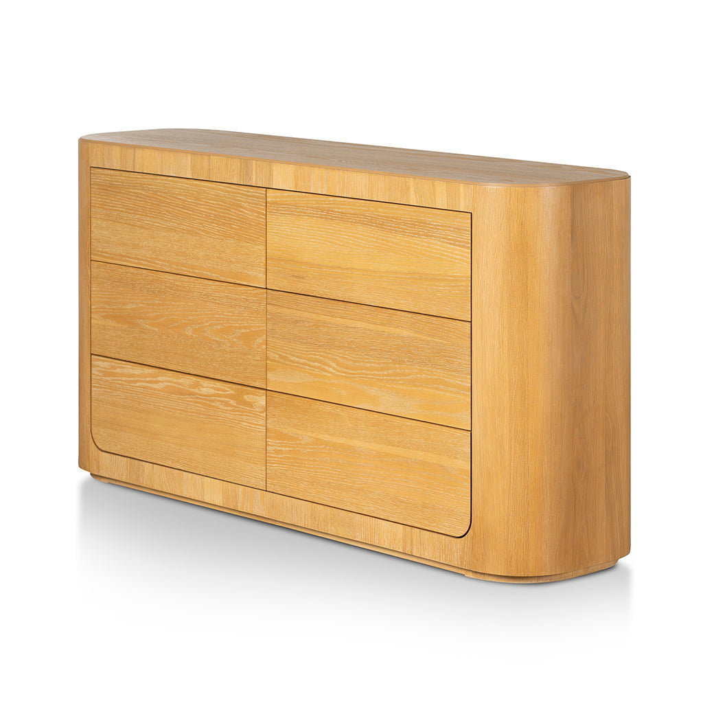 1.6m Padova Dresser Unit - Dusty Oak