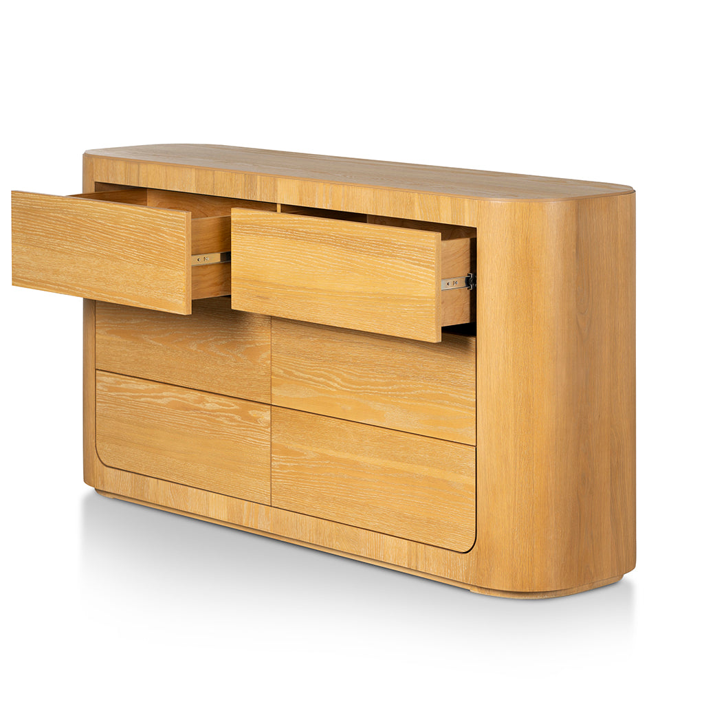 1.6m Padova Dresser Unit - Dusty Oak