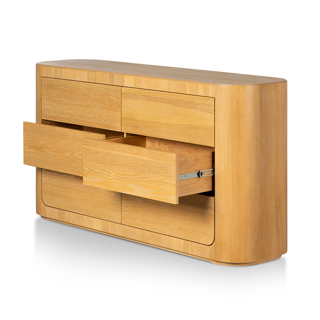 1.6m Padova Dresser Unit - Dusty Oak