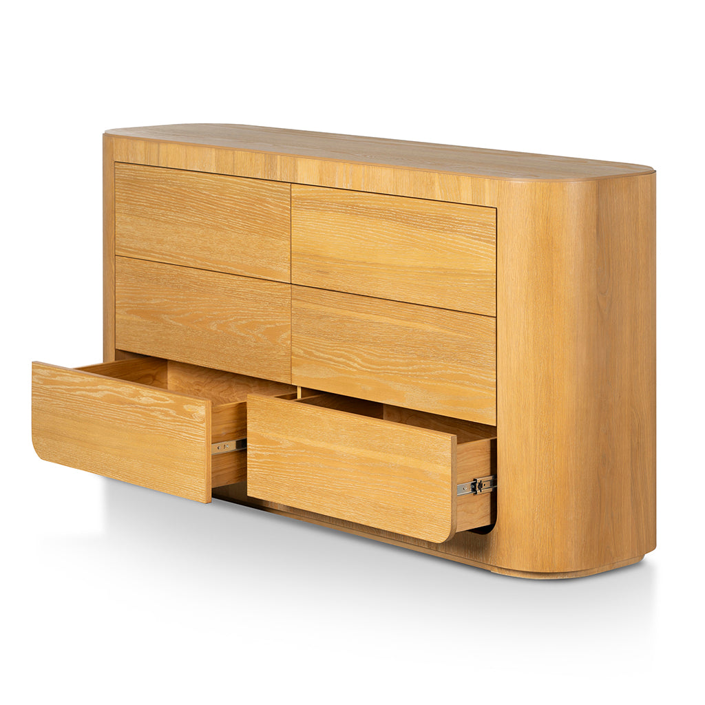 1.6m Padova Dresser Unit - Dusty Oak