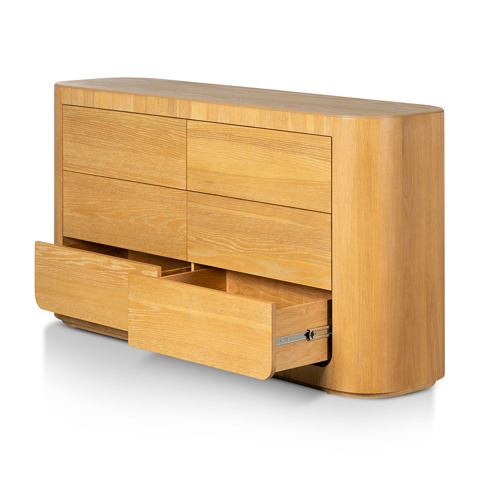 1.6m Padova Dresser Unit - Dusty Oak